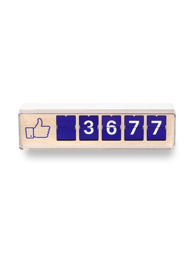 Smiirl Real-Time Facebook Like Counter - 5 cifre