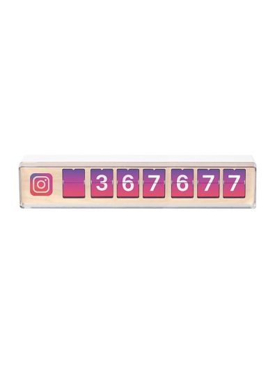 Smiirl Real-Time Instagram Follower Counter - 7 cifre