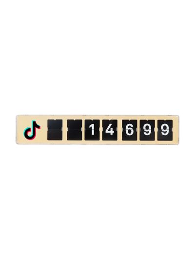Smiirl Real-Time TikTok Counter - 7 cifre